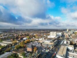 Antenne Aussicht von Westen Croydon London Stadt von England großartig Großbritannien. November 20., 2023 foto