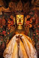 maitreya Buddha Statue foto