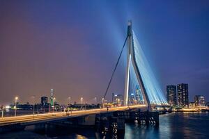 Erasmus Brücke, Rotterdam, Niederlande foto