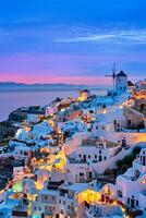 berühmt griechisch Tourist Ziel oia, Griechenland foto