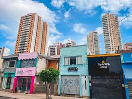 Horizont von Tätowierung, ein Nachbar im sao Paulo Brasilien. Februar 26 2024. foto