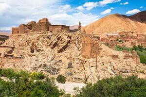 Ruinen im dades Schlucht, Marokko foto