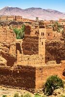 Ruinen im dades Schlucht, Marokko foto