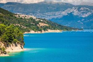 st croix See, weniger Schluchten du Verdon, Provence, Frankreich foto