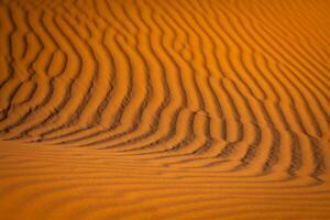 Wüste Düne beim Erg chebbi in der Nähe von Merzouga im Marokko. foto