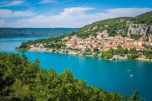 st croix See, weniger Schluchten du Verdon, Provence, Frankreich foto