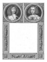 Porträt von philip ich und Henrietta Anne Stuart foto