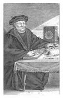 Porträt von Martin Luther, Abraham jacobsz foto