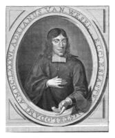 Porträt von Adrian wesel, joan Homie, 1686 foto