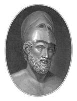 Porträt von Perikles, Willem van Senus foto
