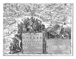 Karte von das Nordost- von Österreich Blatt Unterseite Rechts, Cornelis Huyberts foto