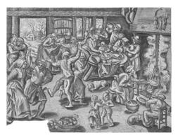 Fasching Dienstag, Balthazar van den Bos, 1528 - - 1580 foto