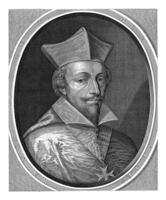 Porträt von Armand-Jean du Plessis, Herzog von richelieu foto