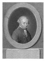 Porträt von Immanuel kant foto