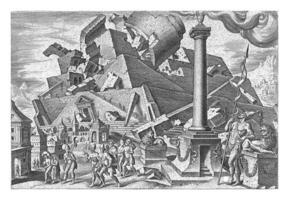 das Zerstörung von das Turm von Babel foto