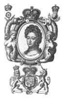 Porträt von Maria ii Stuart foto