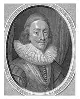 Porträt von Charles ich, König von England im Oval foto