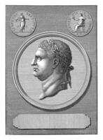 Porträt von Kaiser Vitellius foto