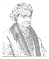 portret van giovanni Volpato, giuseppe dala, nach Engelwurz Kauffmann, 1798 - - 1860 foto