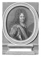 Porträt von Louis xiv, Gerhard Edelinck, 1666 - - 1707 foto