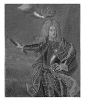 Porträt von Friedrich ich, König von Schweden, Georg paul Busch, 1720 - - 1751 nummeriert Unterseite links 3. foto