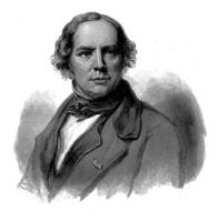 Porträt von jan Willem Pienemann, johann Wilhelm Kaiser ich, nach Nikolaus Pienemann, 1846 foto
