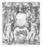 Mantel von Waffen mit Putten, Agostino Carracci abgelehnt Zuschreibung, 1590 - - 1595 foto