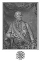 portret van andreas Hadik von futak, johann ernst Mansfeld, nach George weikert, 1749 - - 1796 foto