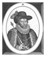 Porträt von James ich von England, anonym, 1612 - - 1652 foto