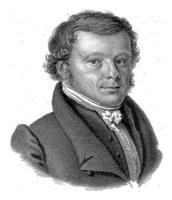 Porträt von Abraham Boxmann, Philippus Velijn, nach hendrik Willem caspari, c. 1826-1832 foto