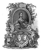 Porträt von Charlotte von Mecklenburg-Strelitz foto