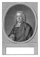 Porträt von Jacobus tijken, Jakob houbraken, nach hendrik Pothoven, 1769 foto