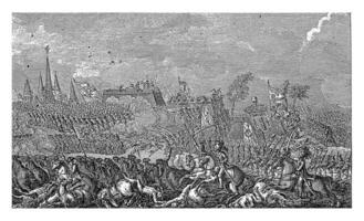 Schlacht von jemappes, 1792, anonym, 1792 - - 1793 foto