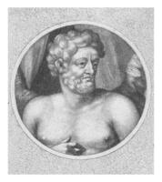 Büste von Saturn, Abraham Blotieren, 1652 - - 1690 foto