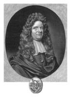 Porträt von ludovicus Wolzogen, Jakob gole, 1670 - - 1724 foto