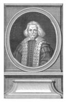 Porträt von Antonio Merenda, beim das Alter von 77, Franz Pilsen, 1710 - - 1784 foto