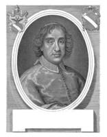 portret van francesco del giudice, benoit Farjat, 1690-1720 foto