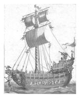 Schiff von das Argonauten, Franziskus van der steen, nach carlo Pastetti, nach Nikolaus van Hallo, 1667 foto