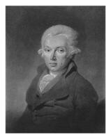 Porträt von Pieter Paulus, Charles Howard Hodges, 1795 - - 1796 Büste Porträt von das Anwalt und Politiker Pieter Paulus. foto