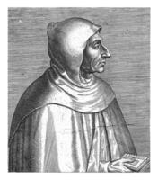 Porträt von Girolamo Savonarola, Philips Galle, 1567 foto