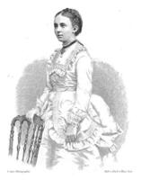 Porträt von Maria von Preußen, Weger, nach anonym, 1870 - - 1909 foto