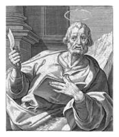 Apostel Bartholomäus, Crisijn van de passe ich, nach joos van Winghe, 1594 foto