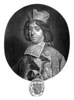 Porträt von Michael Stephan Radziejowski, Primas von Polen, Pieter schenk ich, 1670 - - 1713 foto