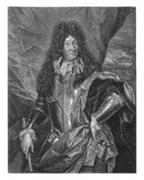 Porträt von das Französisch König Louis xiv, Pieter schenk ich, nach Pierre ein Gueslin, 1670 - - 1713 foto