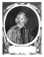 Porträt von christian rumpf beim das Alter von 65, Hendrik dankets, 1657 foto