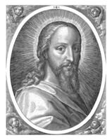 Büste von Christus, Crisijn van de passe ich, 1601 foto