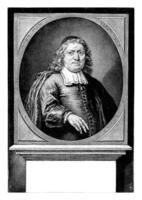 Porträt von das Prediger josias van der Kapelle, Thomas van der verwelken, nach wallerant vaillant, 1691 foto