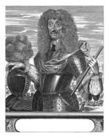 Porträt von Charles iv, Herzog von Lothringen, Christian Hagen, c. 1663 - - 1695 foto