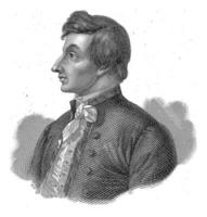 portret van giusto de Conti, giuseppe Marcucci, nach olimpio Bandinelli, c. 1816 - - c. 1893 foto