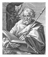Apostel Thomas, Crisijn van de passe ich, nach joos van Winghe, 1594 foto